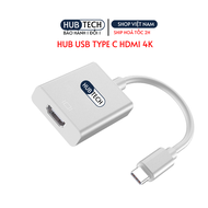 Hub usb type c to hdmicổng chuyển đổi type cusb type c hub mac laptop Đt ra HDMI 4k ra 2 màn hình+au
