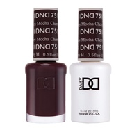 DND Gel Polish Set - 1 each of Brown Gel Polish and Brown Nail Polish, 751 Cherry Mocha, 0.5 Fl Oz