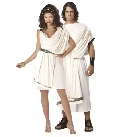 2024 Ancient Egypt Romans Greeck Zeus Toga Goddess Couple Costume anime cosplay