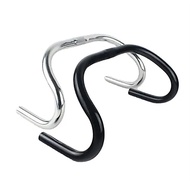 Standard chrome racing bike dropbar handlebars
