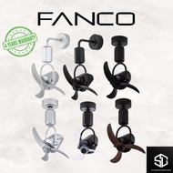 Fanco Vino 18" Wall/Ceiling Mount Corner DC Fan