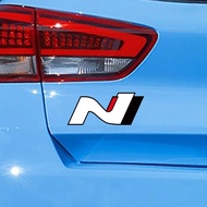 10x4.2cm N Performance Logo Car Stickers For Hyundai i30 N i20 ELANTRA IONIQ 5 N Racing Vinyl Decor 
