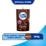 Frisian Flag Bendera Kental Manis Pouch - Rasa Cokelat 280 gr - Kental Manis