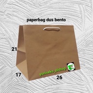 Bento box paper bag (26x17x21)