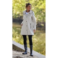 Women's jumbo windproof waterproof jacket Coat / WEATHERPR00F hoodie anorak waterproof long jacket -