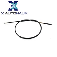 X AUTOHAUX 124cm Length Rubber Coated Motorcycle Flexible Clutch Cable for CG150