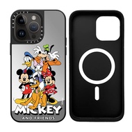 Mickey Mirror Magsafe Case for iPhone 14 13 12 11 Pro Max 14 Plus Magnetic Ring Case Premium Quality Wireless Charge Support Hard Phone Casing Protective Shockproof Case Cover