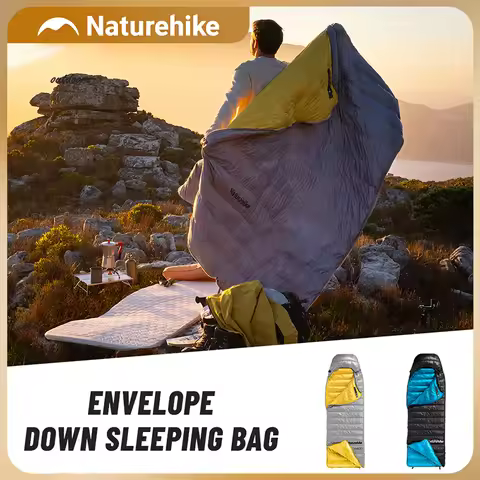 Naturehike Duck Down Sleeping Bag CW400 CW700 Adult Outdoor Camping Hiking Travel Winter Thickened C