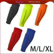 MagiDeal Football Leg Sleeves Soccer Shin Guard Socks Flexible Knee Pad Calf Leg Compression Sleeve 