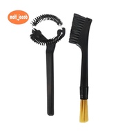 Coffee Tool Cleaning Brush Set Double-Headed Curved Coffee Brush Long-Handled Brewer Cleaning Set Co