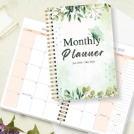 2026 Monthly Planner Book,2026.Jan To 2027.Dec Calendar Planner, A5 Simple Full-Year Monthly Planner
