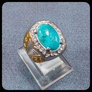 Cincin Batu Akik Natural Bacan Doko Size Kantoran Termurah