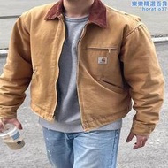 【現貨免運】Carhartt卡哈特外套秋冬男女情侶底特律重磅翻領星際穿越工裝夾克