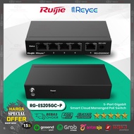 Ruijie REYEE RG-ES205GC-P - Switch 5 Port Gigabit Smart PoE Switches 