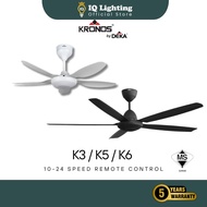 🔥FREE SHIPPING🔥 DEKA Ceiling Fan K3 / K5 / K6  Remote Control Fans  DC Motor Blade Kipas Siling / 家用