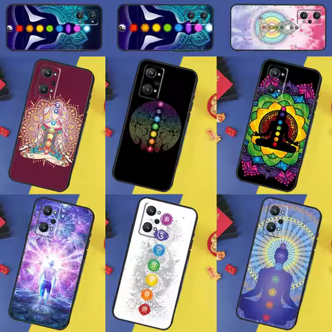 Mandala Chakra Insist Yoga For Realme GT 7 Pro GT 6 5 6T 10 11 12 13 14 Pro Plus C61 C53 C51 C21Y C2