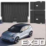 For 2024 2025 Voo EX30 Cargo Trunk Mat,TPE All-Weather Waterproof Heavy Duty Floor Liners Interior A
