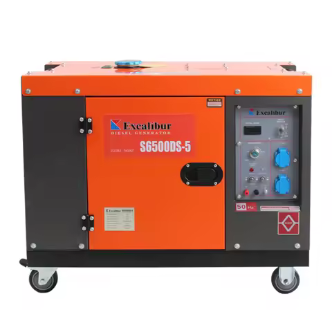 EXCALIBUR Silent Diesel Generators 3kva 4kva 5kva 5.5kva 6kva 6.5kva Small Portable Diesel Generator