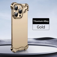 Sang Trọng Không Thường Xuyên hợp kim titan bốn góc Mùa Thu đệm bảo vệ Trường Hợp Đối Với iPhone 16 