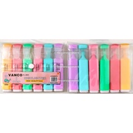 (1 Set Contains 6 Colors) WHOLESALE Vanco HL-6830 HL-6820 HL-6860 Highlighter