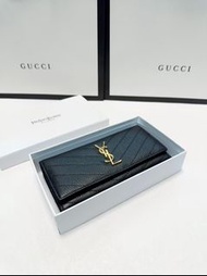 YSL 長款錢包