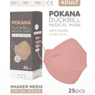 POKANA DUCKBILL 4PLY EARLOOP SURGICAL FACE MASK ADULT - MASKER DUCKBIL