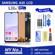 TFT LCD with Frame for Samsung Galaxy A30 / A50 / A50S /A305/A505/A507 LCD Display Touch Screen Digitizer Replacement with Frame