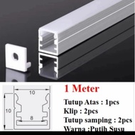 Casing Aluminium For Hard Strip Led Model Led Strip Model U Lebar 1cm