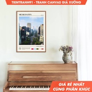 Wall paintings, Oil Paint, Mexico City Art, Mexico City Poster, Mexico City Photo, Mexico City Decor