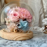 艾莉兒的藏寶盒 玻璃盅 玻璃罩 永生花 乾燥花