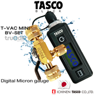TASCO ดิจิทัลไมครอนเกจ Digital vacuum gauge & บอลวาล์ว3ทาง TB635 T-VAC MINI-BV-SET ดิจิทัลไมครอนเกจ