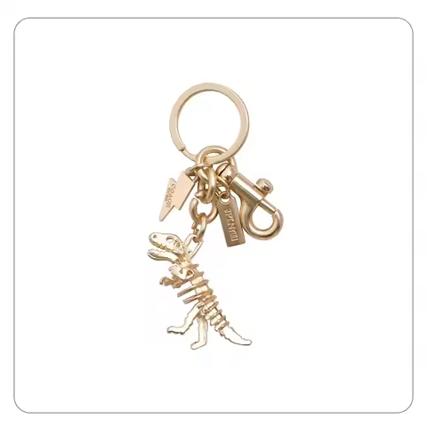 Accessories Keychain Pendant Bag Charms High Quality Metal Dinosaur Pendant For Goyard Handbag Tote 