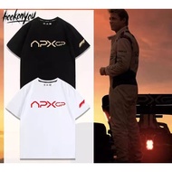 F1 Big Movie Short-Sleeved Street Wear Co-Branded Formula One APXGP Fleet Racing Car Men Women Pure 