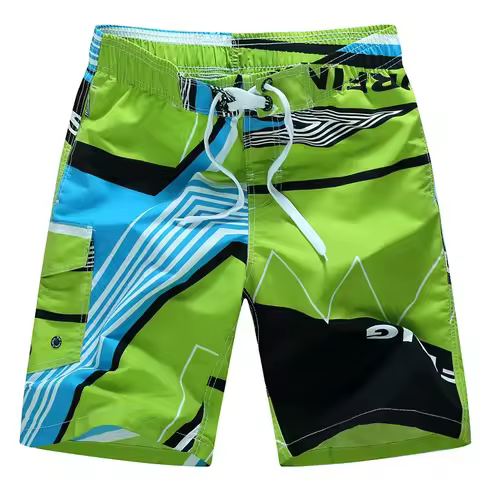 Men's Surf Shorts, Surf Beachwear, Swimsuit, Men's Bermuda Swimsuit, Large Size Swimsuiton