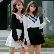 Korean style pleated short tennis skirt