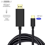 USB C to HDMI Cable 4K Type c HDMI Thunderbolt 3 Adapter for MacBook Samsung Galaxy S10/S9 Huawei Xiaomi Type c to HDM