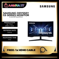 Samsung 32 Odyssey G5 LC32G55TQWEXXM WQHD 144Hz 1ms AMD FREESYNC HDMI DP 1000R VA Gaming Curved Monitor