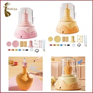 [kokiya] Electric Pottery Wheel Set for Kids Pottery Machine Maker Child Beginner Art Professional C