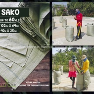 SAKO CHINA ( NEW ) (up to 60 KILOS.) ORDINARY sack rice storage container / trash bin / basurahan