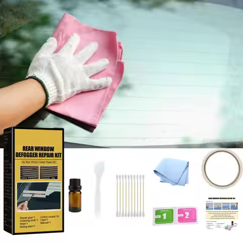 Car Defroster Repair Kit DIY Conductive Quick Repair Car Rear Window Defogger Repair Set Automobile 