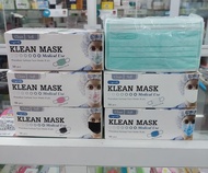 หน้ากากอนามัย Klean Mask 3 ชั้น เกรดการแพทย์ 50ชิ้น