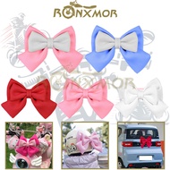 RONXMOR 1PC Dual-color Bow ​​​​​​​Helmet Decorations Motorcycle Helmet Decoration E-Bike Helmet Acce
