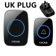 🔥SG READY STOCK🔥CACAZI Wireless doorbell UK Plug Powered Popular Door bell