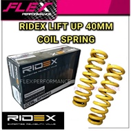 RIDEX LIFT UP 40MM HEAVY DUTY COIL SPRING HILUX NAVARA TRITON DMAX BT50 COLORADO PAJERO FORTUNER FJ 