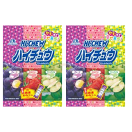 森永 - 日本森永HI-CHEW軟糖86g (提子/草莓/青蘋果味 )X 2 (新舊包裝 隨機發貨)
