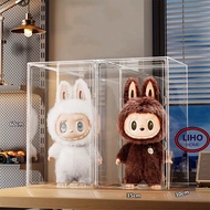 Labubu Zimomo กล่องอะคริลิค ประกอบเองได้ ตู้โชว์ของสะสม วัสดุอะคริลิก ใสมาก