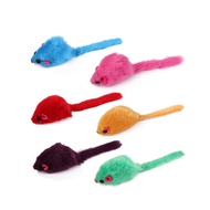 Colorful Tail Plush Mouse Cat Toy Cat Cat Toy Little Mouse Teasing Cat Little Mouse Simulation Littl