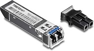 TRENDnet SFP Single Mode LC Module (20km/ 12.4 mi), TEG-MGBS20, Data Rates up to 1.25Gbps, 1310nm Si