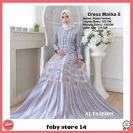 Gamis Malika Fashion Muslim Wanita Dress Malika Terlaris