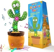 Dancing Cactus Talking Cactus Toy Repeats What You Say Cactus Toys Singing 120 Songs Toddler Toys for Christmas Pranks for Kids Autism Toys for 3 4 5 6+ Year Olds